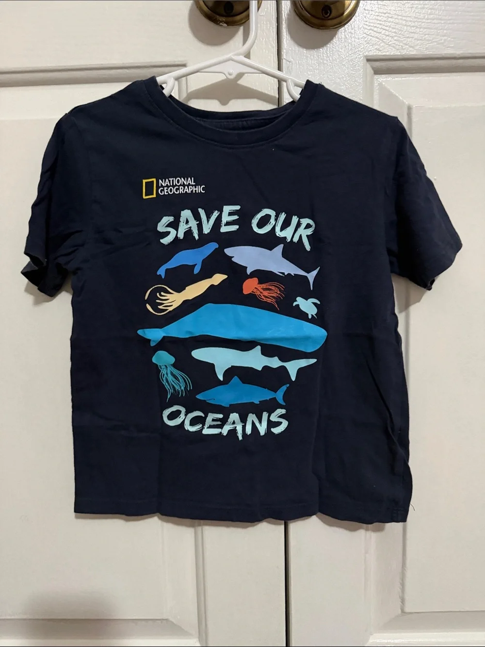 GAP Navy 'Save Our Oceans' Marine Life Graphic Tee